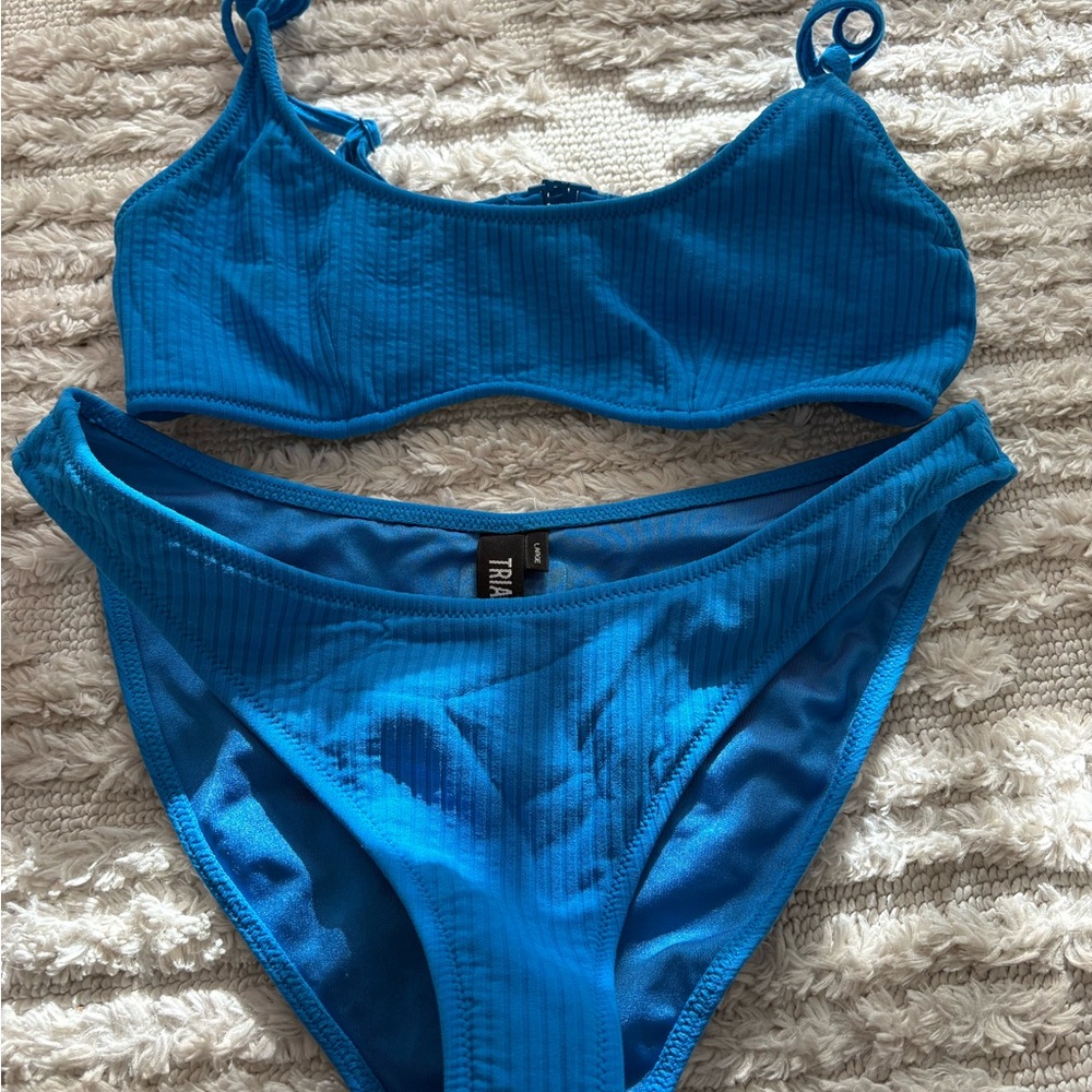 Triangl Swimwear Vibrant Blue Bikini Set